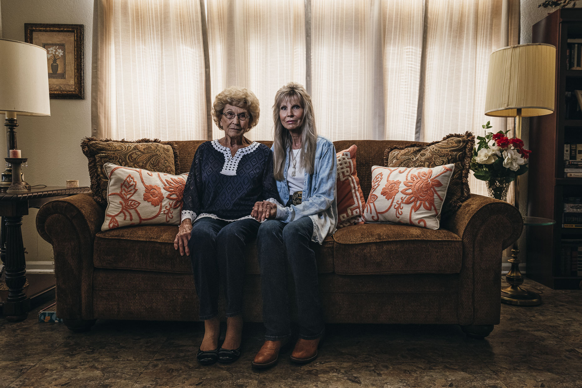Elderly-mother-and-daughter-portrait-documentary-South-Texas