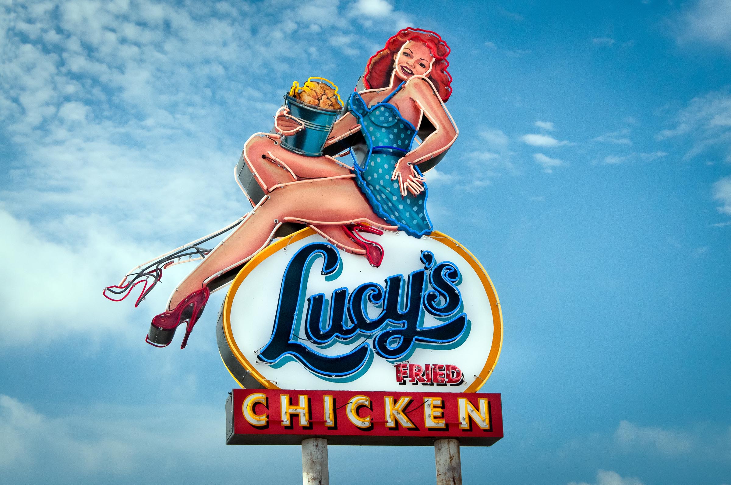 50s-Pin-Up-Lucys-Fried-Chicken-Restaurant-Austin-TX
