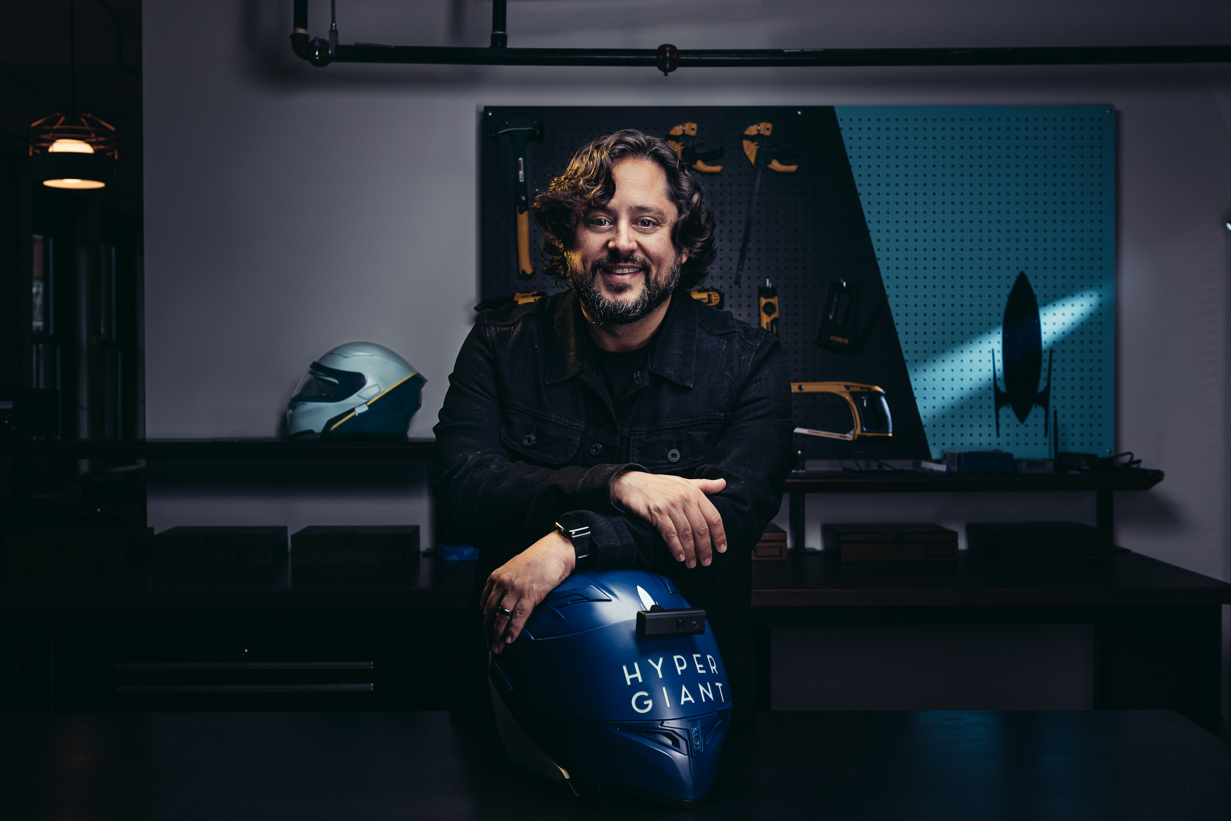 CEO Portrait  Ben Lamm-Hypergiant Founder photographed in the Austin TX  Design Lab