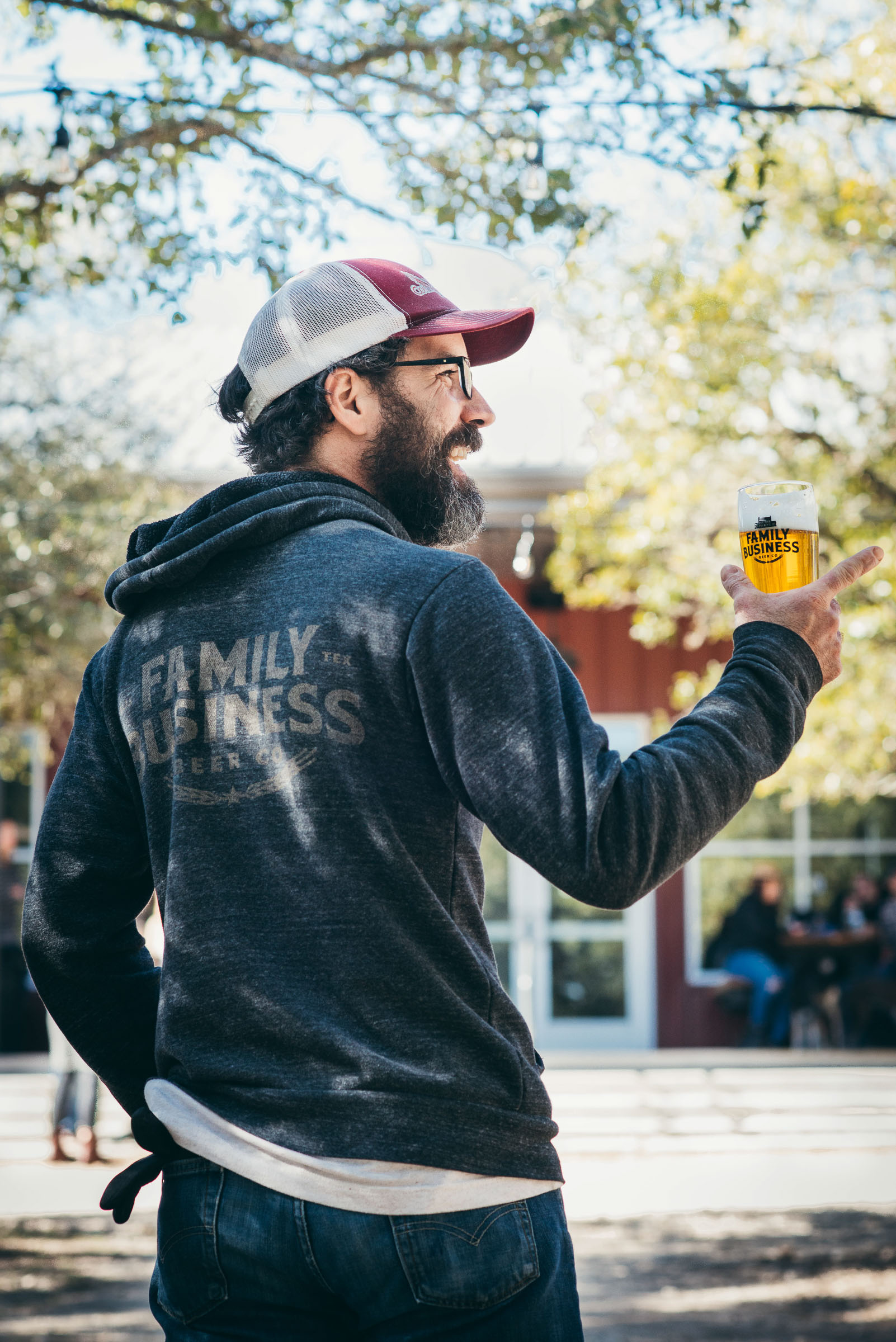 Brewer Nate Seale of Family Beer Business in Driftwood-TX