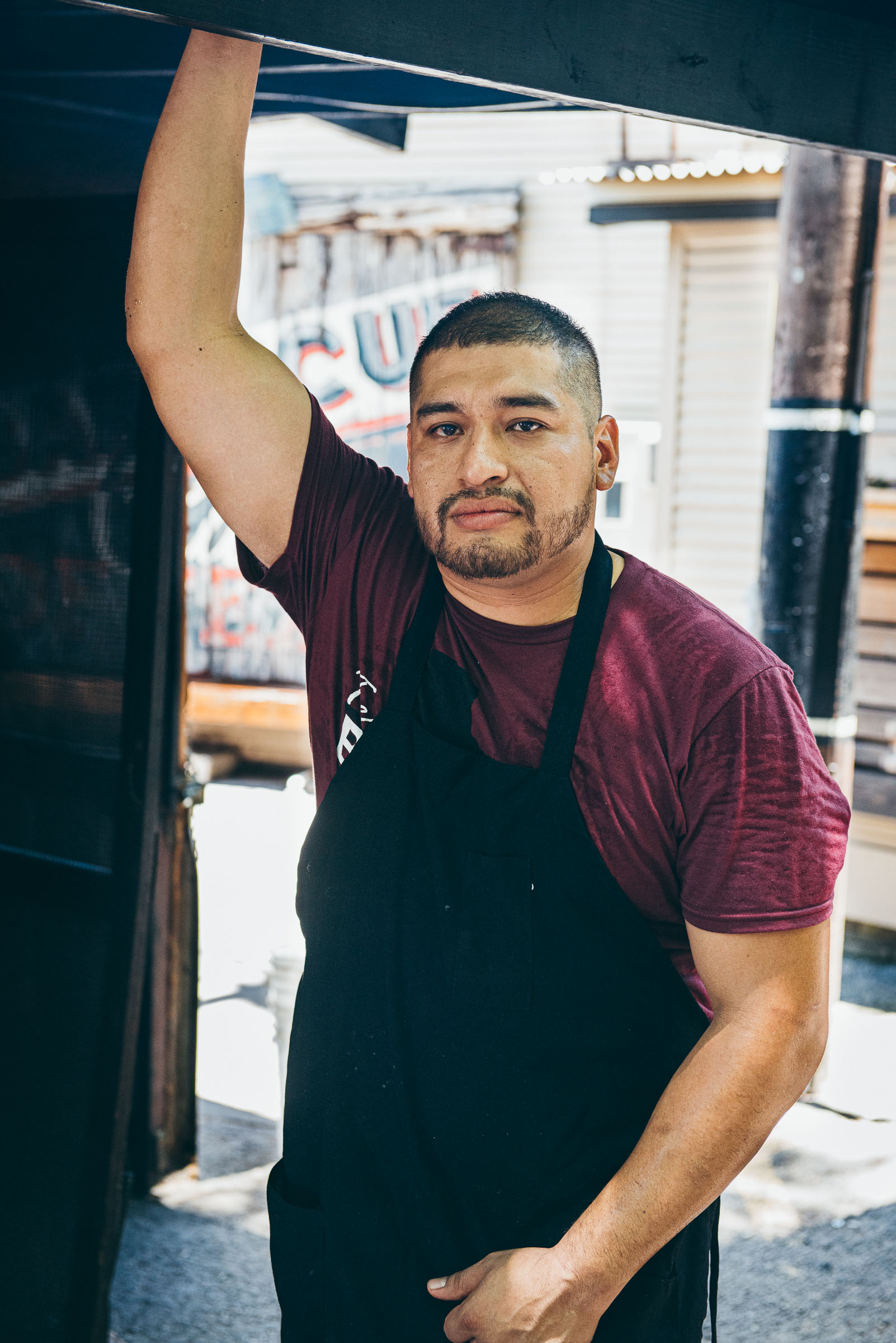 Portrait-pit-worker, Blacks-BBQ-Austin-TX